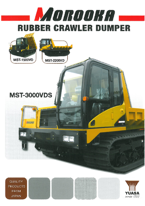Dúmperes de orugas Morooka MST 1500 VD
