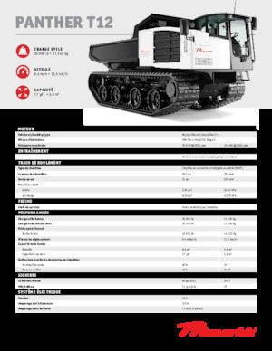 Dúmperes de orugas Prinoth Panther T12