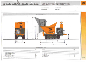 Dúmperes de orugas JCB TD 10