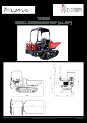 Dúmperes de orugas Hinowa TX2500