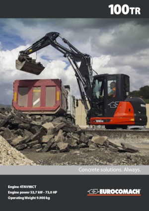 Excavadoras de orugas Eurocomach 100 TR