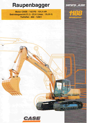 Excavadoras de orugas Case Poclain 1188 LC