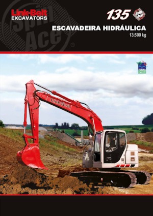 Excavadoras de orugas Link-Belt 135 Spin Ace