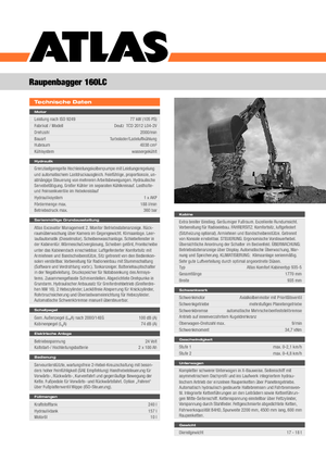 Excavadoras de orugas Atlas 160 LC