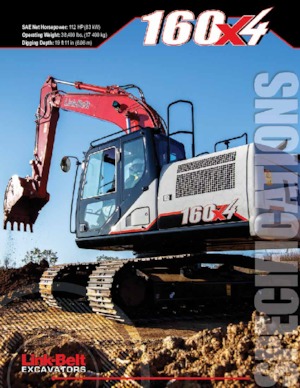 Excavadoras de orugas Link-Belt 160 X4