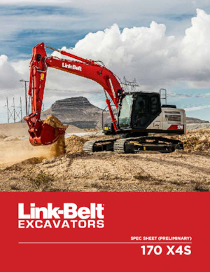 Excavadoras de orugas Link-Belt 170 X4S