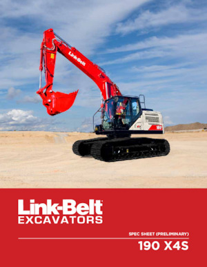Excavadoras de orugas Link-Belt 190 X4S