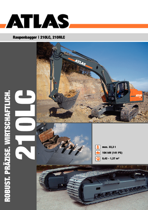 Excavadoras de orugas Atlas 210 LC