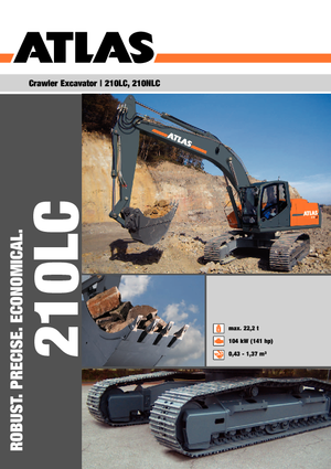 Excavadoras de orugas Atlas 210 LC