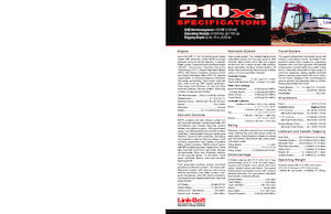 Excavadoras de orugas Link-Belt 210 X3