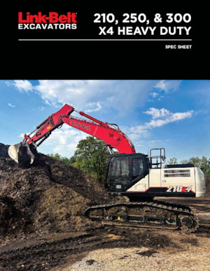 Excavadoras de orugas Link-Belt 210 X4 Heavy Duty