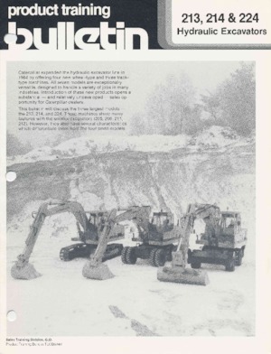 Excavadoras de orugas Caterpillar 213