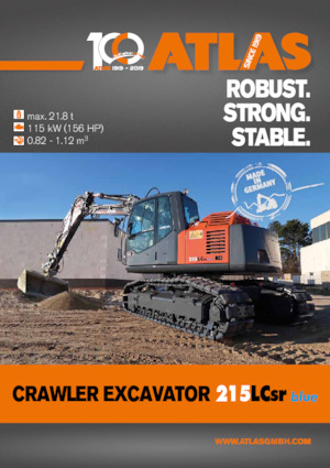 Excavadoras de orugas Atlas 215 LC-SR 