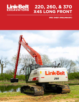 Excavadoras de orugas Link-Belt 220 X4S Long Front