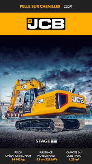 Excavadoras de orugas JCB 220X