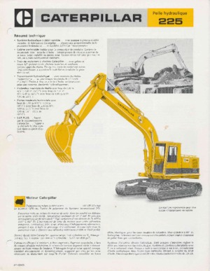 Excavadoras de orugas Caterpillar 225