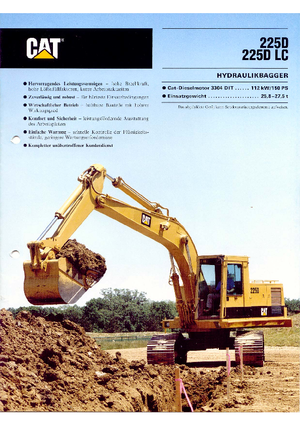 Excavadoras de orugas Caterpillar 225 D LC