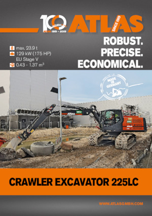 Excavadoras de orugas Atlas 225 LC