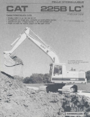 Excavadoras de orugas Caterpillar 225B