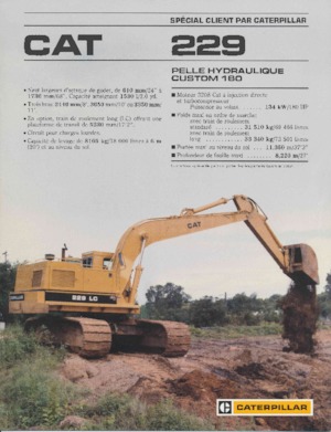 Excavadoras de orugas Caterpillar 229