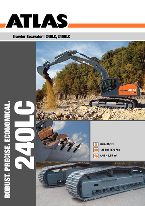 Excavadoras de orugas Atlas 240 LC