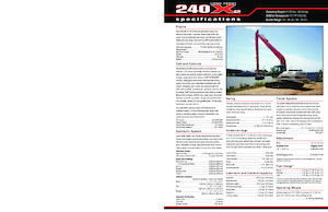 Excavadoras de orugas Link-Belt 240 X2 Long Front