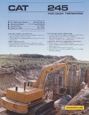 Excavadoras de orugas Caterpillar 245