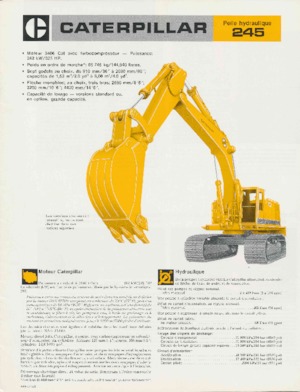 Excavadoras de orugas Caterpillar 245