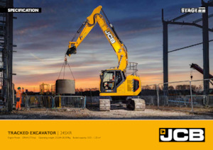 Excavadoras de orugas JCB 245XR