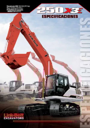 Excavadoras de orugas Link-Belt 250 X3E