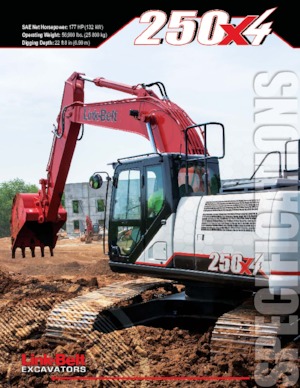 Excavadoras de orugas Link-Belt 250 X4