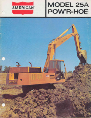 Excavadoras de orugas American Hoist & Derrick 25A