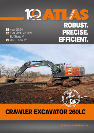 Excavadoras de orugas Atlas 260 LC