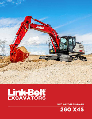 Excavadoras de orugas Link-Belt 260 X4S