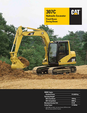 Excavadoras de orugas Caterpillar 307C