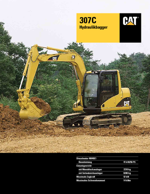 Excavadoras de orugas Caterpillar 307C