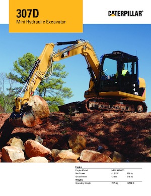 Excavadoras de orugas Caterpillar 307D