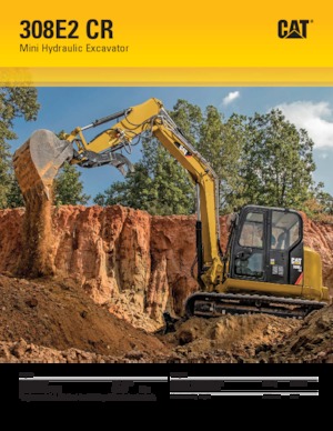 Excavadoras de orugas Caterpillar 308E 2 CR