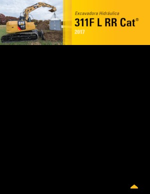 Excavadoras de orugas Caterpillar 311 F L RR