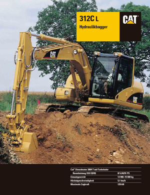 Excavadoras de orugas Caterpillar 312C L