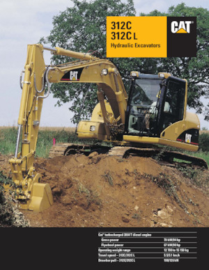 Excavadoras de orugas Caterpillar 312C L