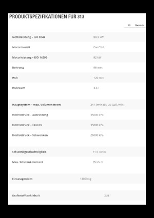 Excavadoras de orugas Caterpillar 313