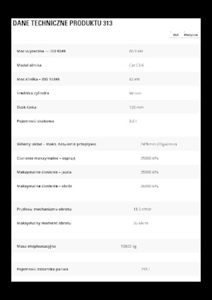 Excavadoras de orugas Caterpillar 313