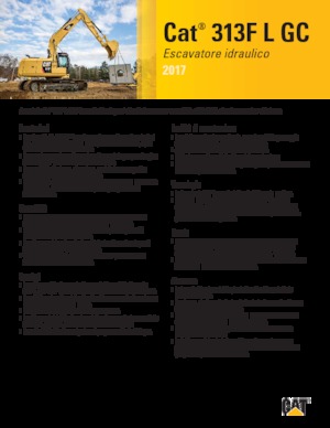 Excavadoras de orugas Caterpillar 313F L GC