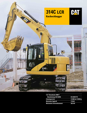 Excavadoras de orugas Caterpillar 314C LCR