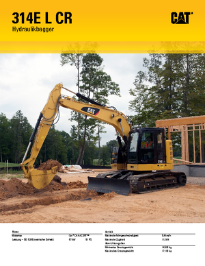 Excavadoras de orugas Caterpillar 314E LCR