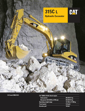 Excavadoras de orugas Caterpillar 315 C L