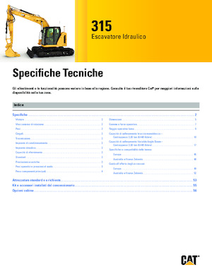 Excavadoras de orugas Caterpillar 315