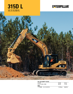 Excavadoras de orugas Caterpillar 315D L