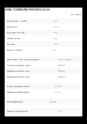 Excavadoras de orugas Caterpillar 315 GC